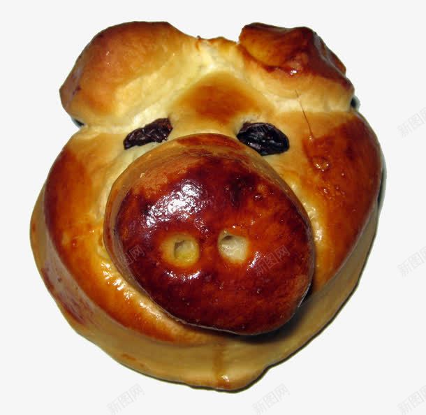猪头面包png免抠素材_88icon https://88icon.com 猪头 甜食 面包 食物 食物元素