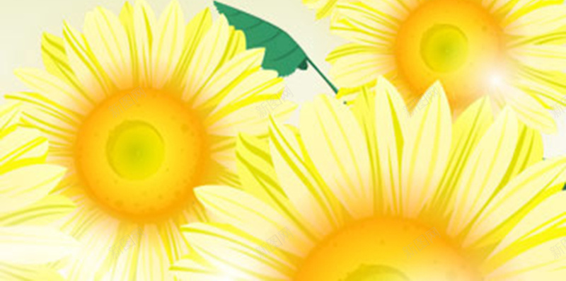清新向日葵淡黄色H5背景jpg设计背景_88icon https://88icon.com H5背景 向日葵 小清新 文艺 淡黄色背景 简约