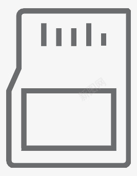 SD卡卡Outlineicons图标图标