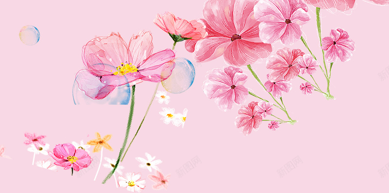 三八妇女节浪漫梦幻粉红色H5背景psd设计背景_88icon https://88icon.com 38妇女节 H5背景 三八节日 女性 摄影 梦幻 浪漫 浪漫梦幻 浪漫背景素材 粉色 花瓣