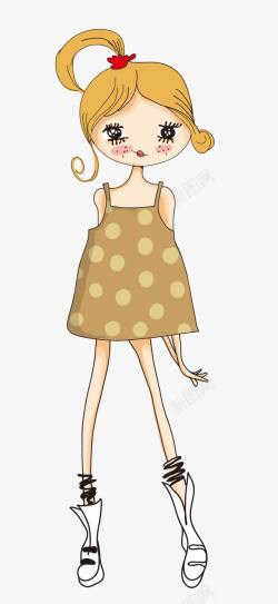 时尚女孩素材