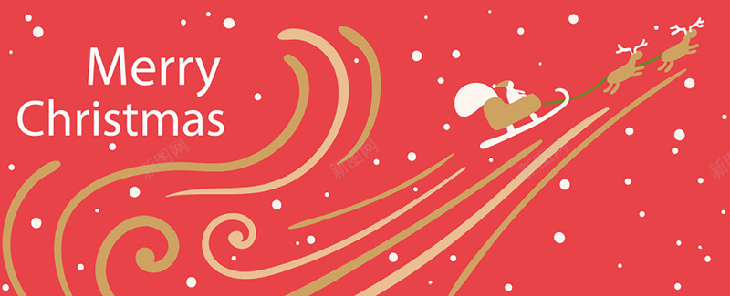 简约红色圣诞节快乐bannerpsd设计背景_88icon https://88icon.com 圣诞 圣诞老人 圣诞节 圣诞节快乐 扁平 插画 狂欢大促 简约 红色 麋鹿