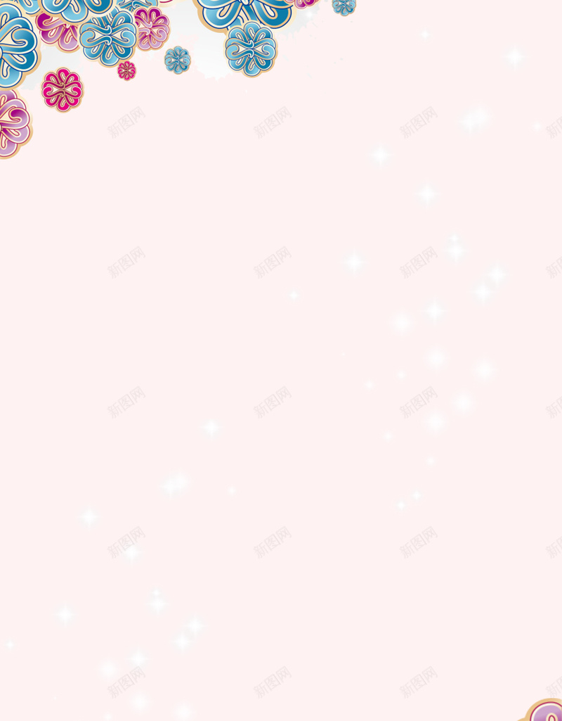 母亲节花朵框架光点粉色H5分层背景psd设计背景_88icon https://88icon.com H5 光点 分层背景 框架 母亲节 简约 粉色 花朵 花瓣