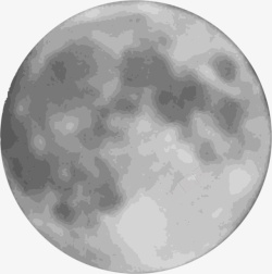 中秋月亮真图素材