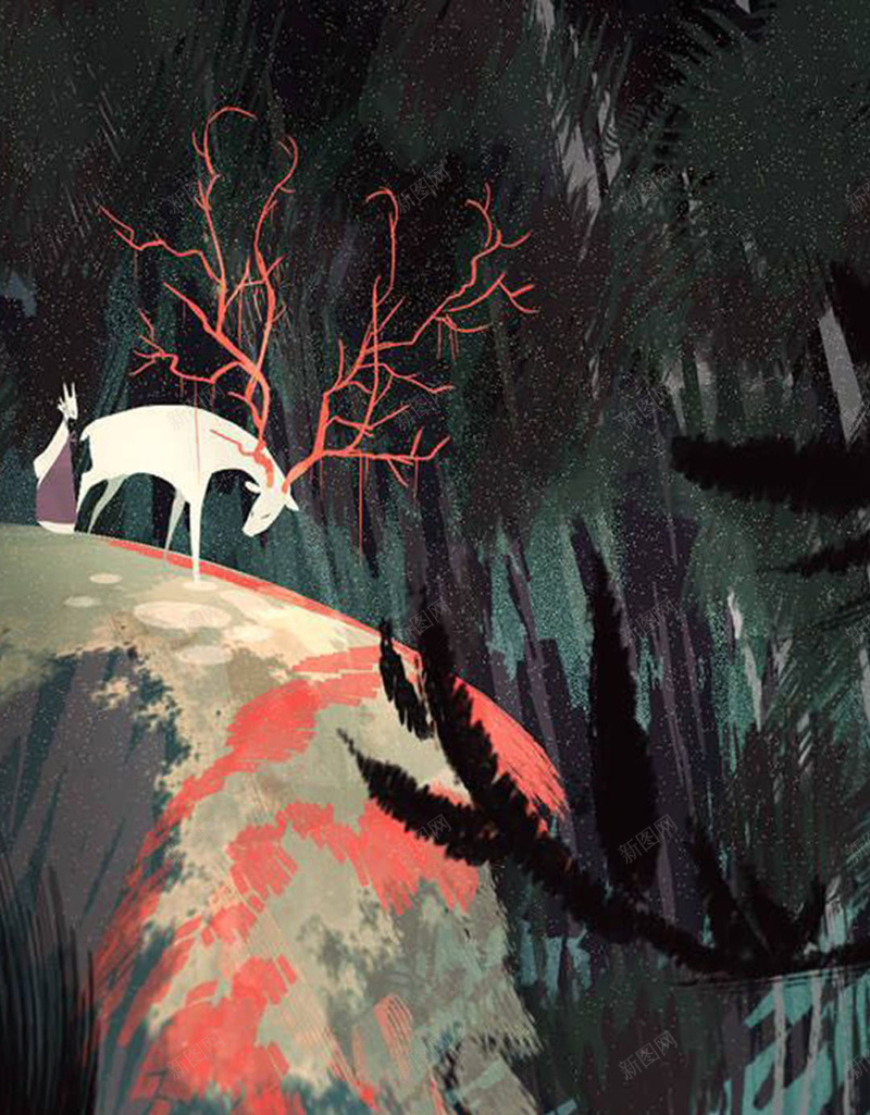 后现代山羊画背景jpg设计背景_88icon https://88icon.com 山羊 后现代 中国风 H5 h5