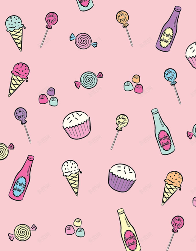 粉色冰淇淋平铺风格平面广告jpg设计背景_88icon https://88icon.com 信纸 冰淇淋 壁纸 平铺风格 平面广告 清新背景 粉色背景 美食宣传 饮料