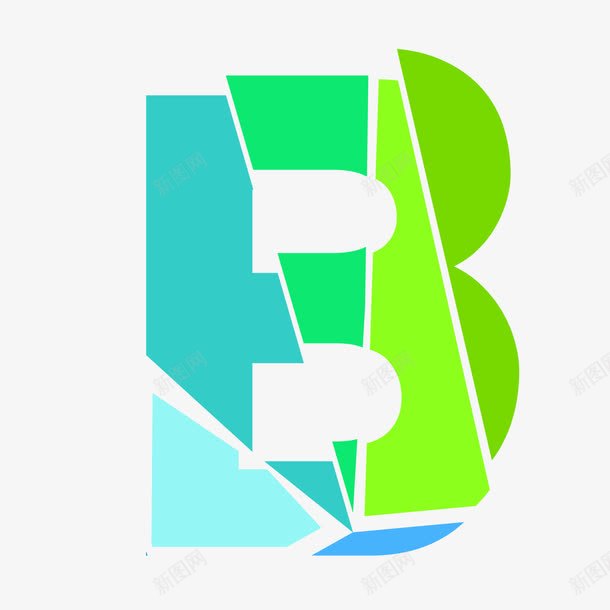 动感破裂字母Bpng免抠素材_88icon https://88icon.com 字母B 破裂字母