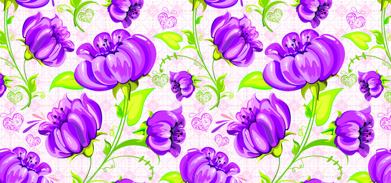 紫色复古花纹纹理质感图背景