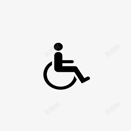 残疾人专用标识轮椅png免抠素材_88icon https://88icon.com 残疾人 专用 标识 轮椅