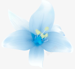 蓝色花瓣背景花朵花瓣玫瑰花苞蓝色花高清图片
