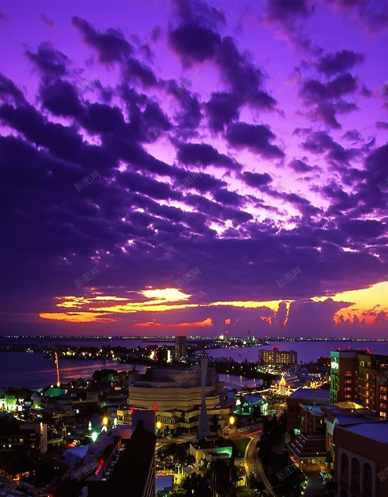 城市上空的背景jpg设计背景_88icon https://88icon.com H5素材 云团 唯美 城市 夜景 大气 开心 快乐 紫色背景