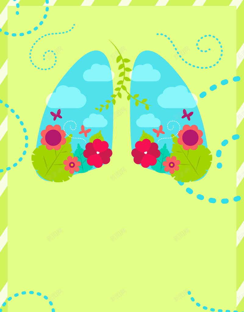 简约世界防治结核病日背景图psd设计背景_88icon https://88icon.com 世界防治结核病日 卡通 呼吸 清新 简约 绿色 肺部 肺部创意 背景图 鲜花