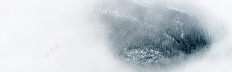 山峰摄影风景灰色电商海报背景背景