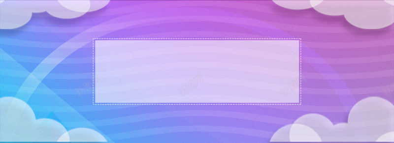 边框几何紫色渐变背景背景