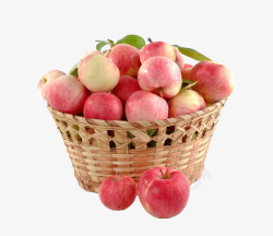 季节丰收的季节里的一筐苹果高清图片