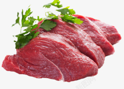 黄牛肉一块新鲜牛腿肉高清图片