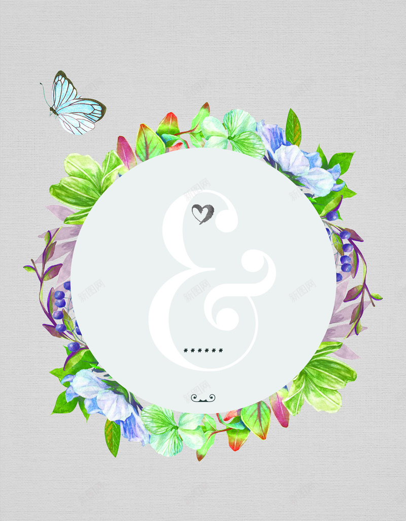 文艺花环蝴蝶婚庆海报jpg设计背景_88icon https://88icon.com 唯美海报 婚庆 婚礼海报白色 梦幻 浪漫 海报设计 花环 蝴蝶