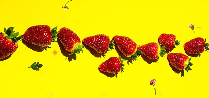 草莓背景图背景