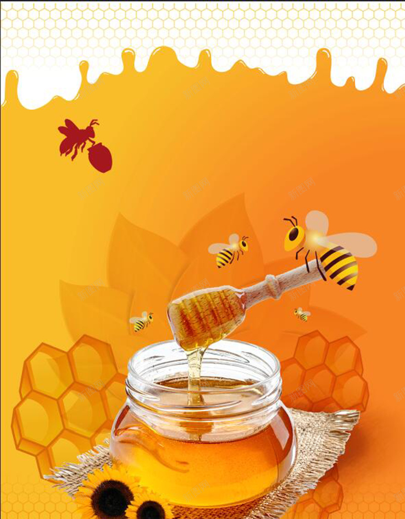 简约大气蜂蜜美食宣传海报背景psd设计背景_88icon https://88icon.com 宣传海报 大气 简约 美食 蜂蜜 广告设计模板 简约大气美食海报 蜜蜂 蜂巢