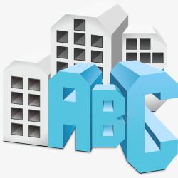 ABC大厦建筑模型素材