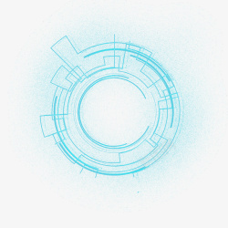 圆形款科技圆形边框高清图片