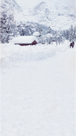 雪色背景雪色乡村背景图高清图片