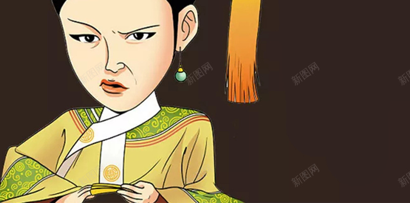 简约有趣卡通古装娘娘H5背景图jpg设计背景_88icon https://88icon.com 卡通 复古 宫斗 有趣 简约 古装娘娘 古风 女性