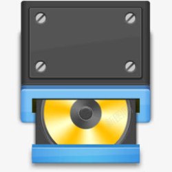 电脑光驱cd光驱电脑硬件图标高清图片