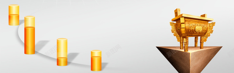 财经理财电商淘宝banner背景