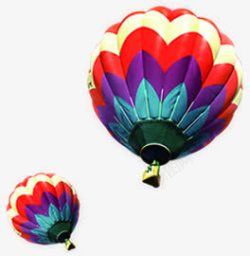 炫彩氢气球飞舞图素材
