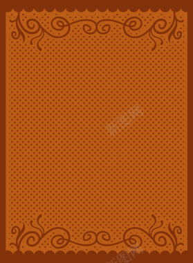 橙红色花纹底纹展板背景背景
