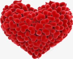 红色爱心爱情心形素材