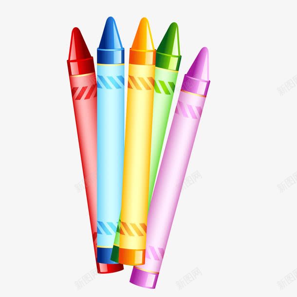 儿童画笔彩色蜡笔png免抠素材_88icon https://88icon.com 儿童 彩色 画笔 蜡笔