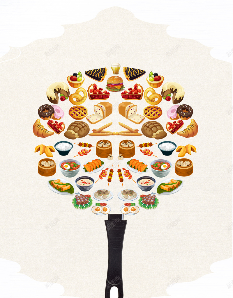 简约创意扇子美食食物零食食品背景psd设计背景_88icon https://88icon.com 创意 扇子 简约 素材 美食 背景 零食 食品 食物