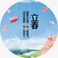 传统节气立春素材