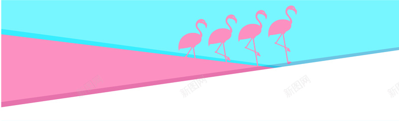 淘宝扁平粉色运动品牌海报矢量图背景