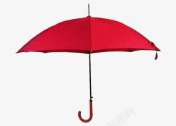 红色装饰雨伞素材