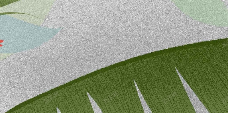 花草植物手绘插画商业H5背景素材psd设计背景_88icon https://88icon.com 六月 少女 手绘 文艺 清新 植物 花草 插画 商业H5背景素材