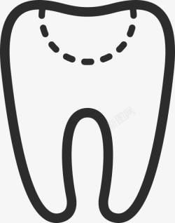 龋齿牙Dentalicons素材
