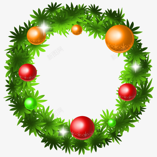 圣诞花环图标png免抠素材_88icon https://88icon.com christmas wreath xmas 圣诞节 花环