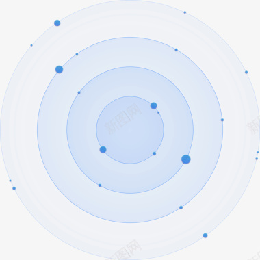 圆环形图表互联网安全报告图标图标