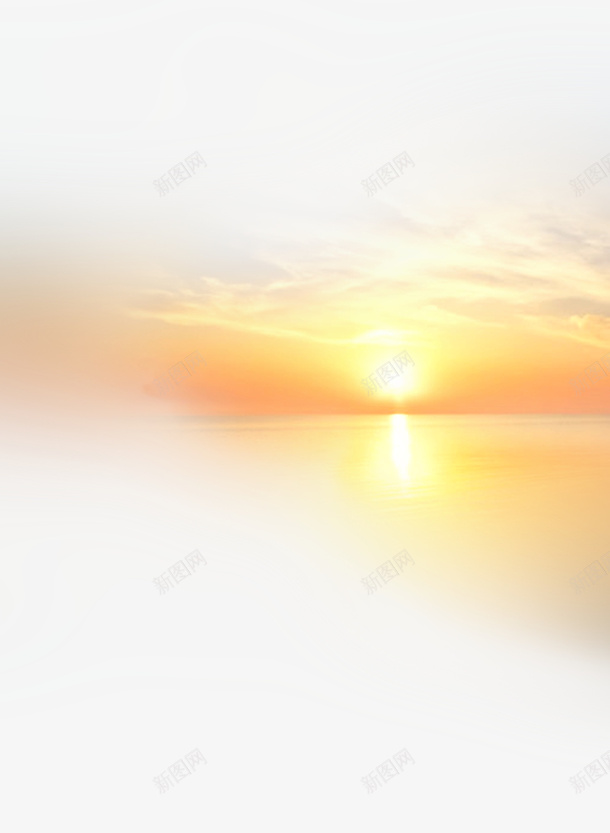 夕阳倒影在海上png免抠素材_88icon https://88icon.com 夕阳 海 倒影 橙色