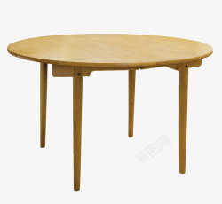 木头四脚桌透明图素材