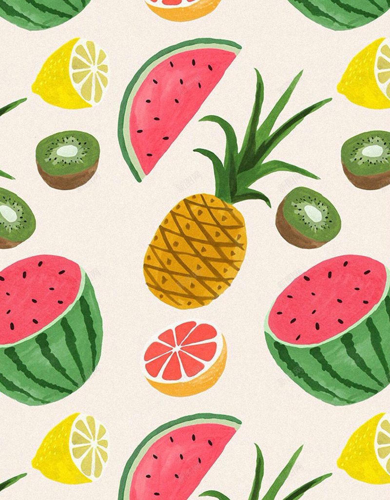 布艺H5背景jpg设计背景_88icon https://88icon.com H5 H5背景 h5 女装 小清新 布艺 彩色 文艺 水果 白色 简约