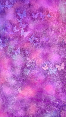 纹理紫色发光蝴蝶红色H5背景素材背景