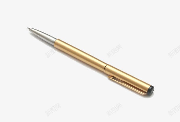 金色的圆珠笔png免抠素材_88icon https://88icon.com 圆珠笔 笔 金色 金色笔