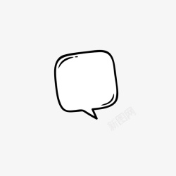 对话框漫画气泡对话气泡会话框简约对话框素材