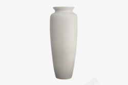 陶瓷瓷器白色花瓶素材