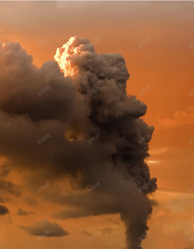 火山灰H5素材背景jpg设计背景_88icon https://88icon.com 火山爆发 海洋 灰尘 黄昏 H5素材