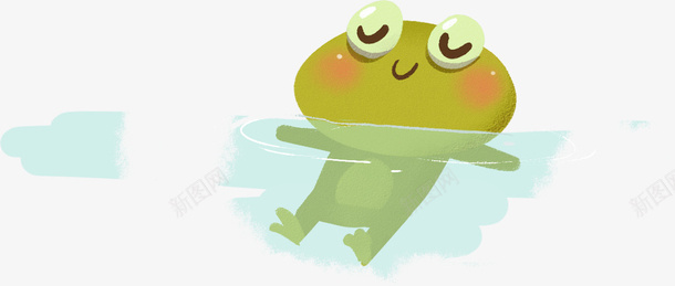 卡通青蛙装饰插画png免抠素材_88icon https://88icon.com 卡通青蛙 可爱青蛙 夏季 夏季青蛙 青蛙 青蛙卡通